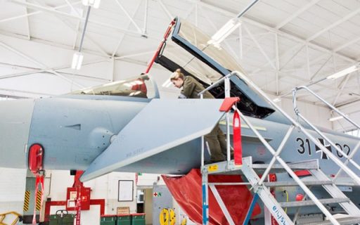 Die sichere Hand am Eurofighter