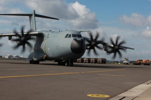 Erster Einsatz eines A400M für Deutschland