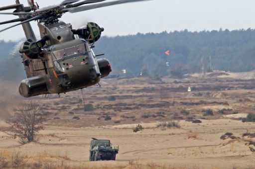 Im Tiefflug das Ziel im Visier