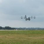 Der A400M auf dem Weg nach Afrika. (Quelle: Luftwaffe/Eric Hennen)