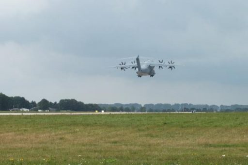Der A400M auf dem Weg nach Afrika. (Quelle: Luftwaffe/Eric Hennen)