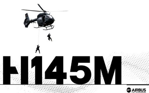 Anlässlich der Übergabe des H145M entstand dieses Event-Logo. (Quelle: /Airbus Helicopters)