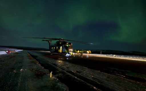 Kalte Finger am Polarkreis