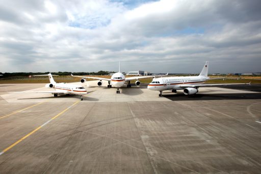 Die Flugzeuge der Flugbereitschaft (Quelle: Ingo Bicker/Luftwaffe)