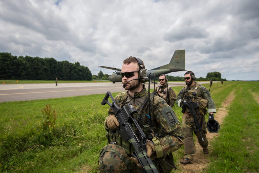 Das Air Mobile Protectin Team. Jederzeit Einsatzbereit. (Quelle: Luftwaffe/Kevin Schrief)