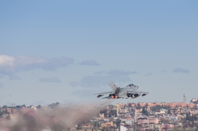 Jeden Tag im Einsatz: die Tornados der Luftwaffe. (Quelle: PAO DEU EinsKtgt Counter DAESH/Falk Baerwald)