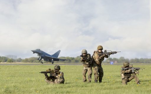 Der spezialisierte infanteristische Objektschutz der Luftwaffe. (Quelle: Luftwaffe/Jani Pushparajah-Hoof)