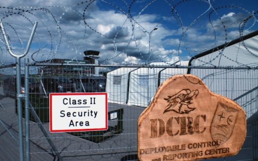 Sicherheit wird großgeschrieben. Zutritt nur mit Genehmigung. (Quelle: Luftwaffe/Andreas Remmel )