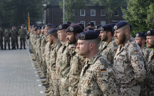 Vier Monate verbringen die Objektschützer beim UN-Einsatz „MINUSMA“. (Quelle: Luftwaffe/Peter Meenen)