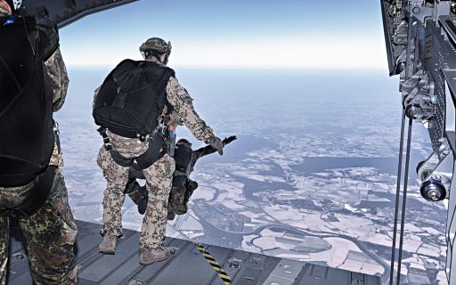 © Luftwaffe/Markus Schulze Die Springer bei dieser Erprobung haben zum Teil bereits mehrere tausend Sprünge absolviert.