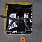 Seit 2008 als Sicherungswaffe auf der CH-53: Das M3M Maschinengewehr mit einem Kaliber von 12,7 Millimetern. (Quelle: Luftwaffe/Johannes Heyn)