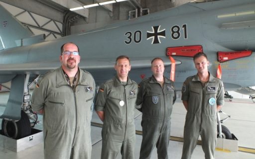 Ein Teil des Teams SASPF „Steinhoff“. (Quelle: Luftwaffe/TLG 73)