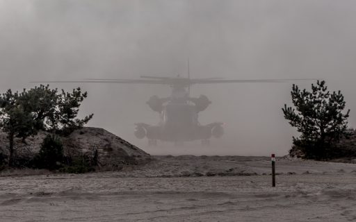 Ein Job in luftiger Höhe: Bordschütze in der CH- 53