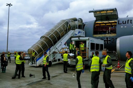 Luftwaffe unterstützte nach Busunglück