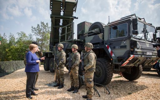 Bundeskanzlerin bei der Speerspitze der Luftwaffe