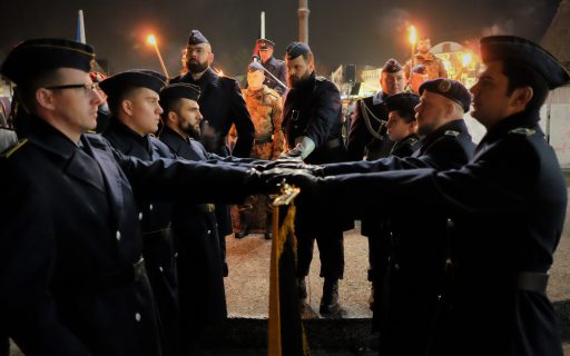Öffentliches Gelöbnis in Heide