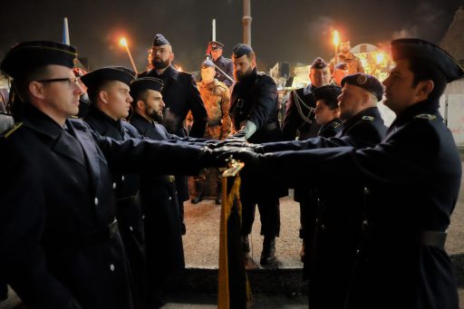 Öffentliches Gelöbnis in Heide