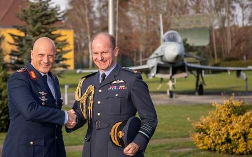Der Chef der Royal Air Force besucht das Kommando Luftwaffe