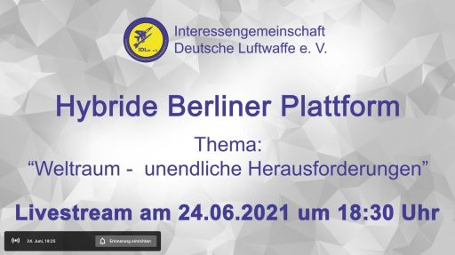 Ankündigung und Zugangsdaten zur ersten hybriden Berliner Plattform