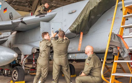 Maintenance squadron for Tornado combat aircraft supports exercise in Alaska